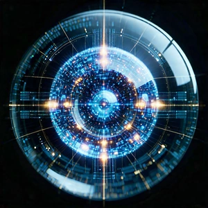 Quantum computer with laser scanning