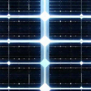 Solar panel with holographic projection