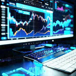 Financial technology in tech office