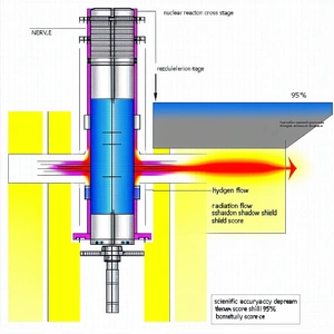 The Image Is A Diagram Of A Nuclear Reactor, Showing The Various Stages Of The Process