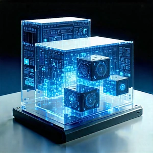 Quantum computer with data streams