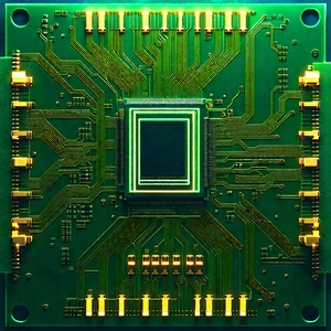 Circuit board with laser scanning