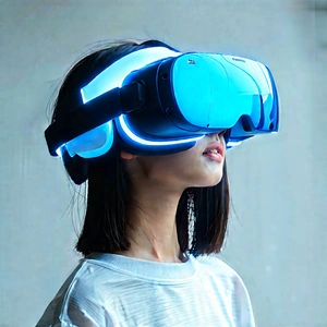 Vr headset with data visualization