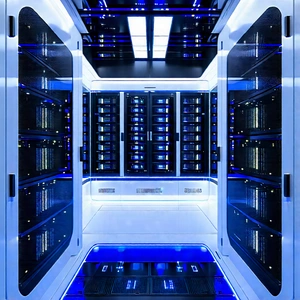 (futuristic:1.33) server room