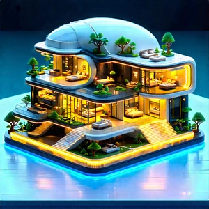 Futuristic smart home