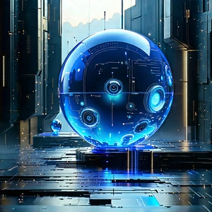 Artificial Intelligence Visualization With Image, There