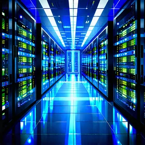 Futuristic server room