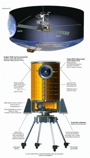 The Image Is A Diagram Of A Spacecraft, Showing Its Various Components And Their Functions