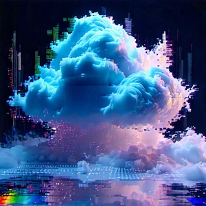 (cloud:1.26) Computing Visualization With Large, Blue,