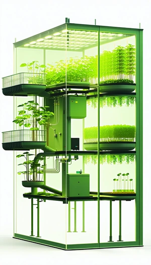 A Large Greenhouse Filled With Various Plants