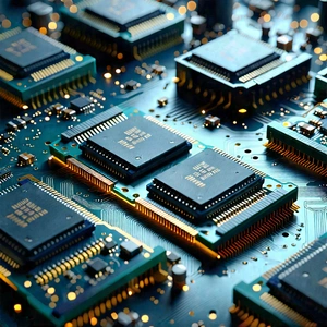 Close-up of memory module