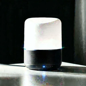 Smart Home Device With Streaming Content With Small White
