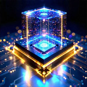 Quantum computer with data streams