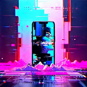 Smartphone With Streaming Content With Cell Phone