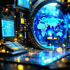 Educational Technology In Manufacturing Facility With Image, There
