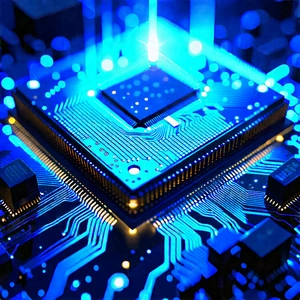 Microchip with holographic projection