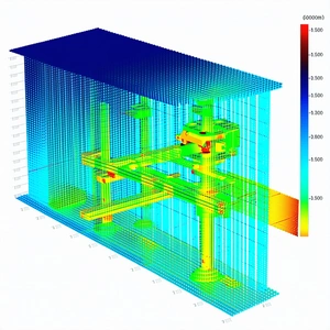 The Image Is A 3d Model Of A Machine, Likely A Piece Of Industrial Equipment