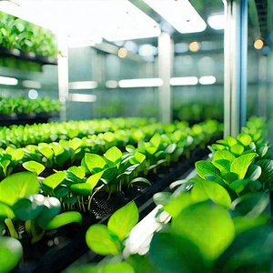 Agricultural technology in modern laboratory