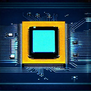 Microchip with digital particles