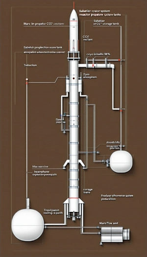 A Diagram Is Shown Of A Rocket Engine, With Various Parts Labeled