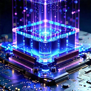 Quantum computer with holographic projection