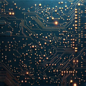 Circuit board with digital particles