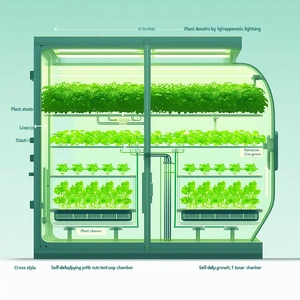 A Large Greenhouse Filled With Various Plants