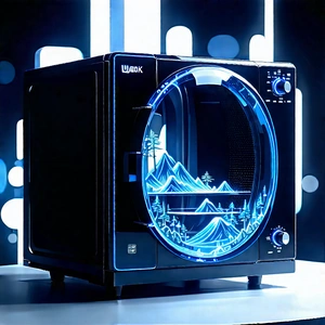 Innovative Smart Appliance Design With Black Blue