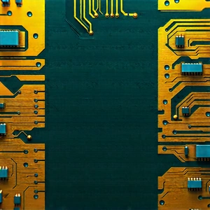 Close-up of electronic circuit