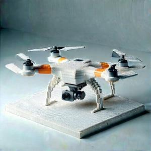 Drone with digital artwork