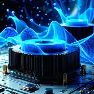 Close-up of cooling system