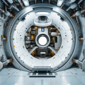 The Image Is A Computer-generated (cgi) Representation Of A Large, White