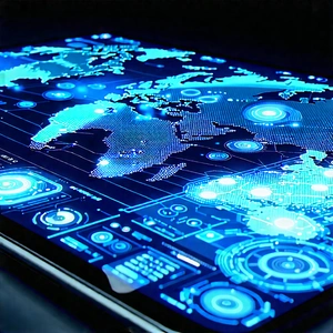 Tablet with data visualization