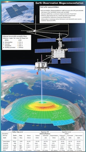 A Space Station With A Large Satellite Dish On Top Of It