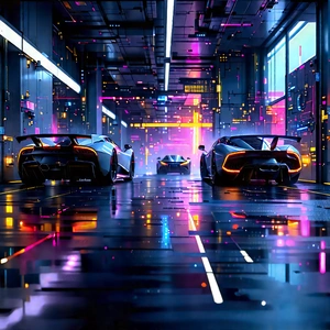 Automotive Technology In Tech Office With Image, There
