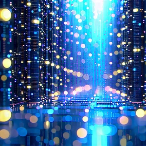 Close-up Of Sensor Array With Blue White