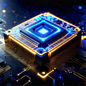 Microchip with laser scanning