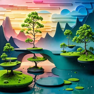 Tech Macro Photography: Digital transformation visualization