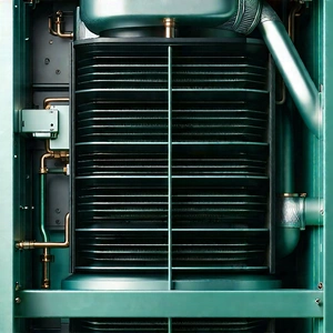 Close-up of cooling system