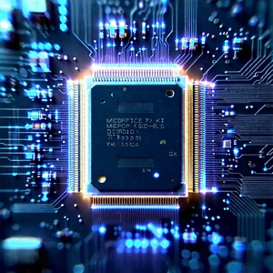 Microchip with holographic projection