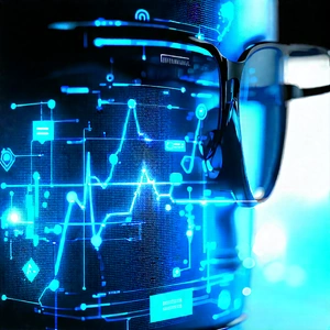 Innovative Medical Technology Design With Blue White