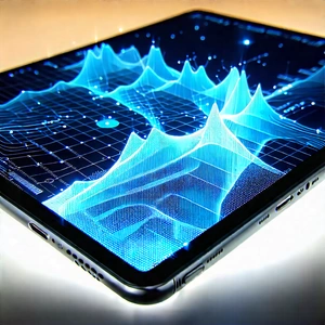 Tablet with holographic display