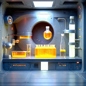 (futuristic:1.44) research laboratory