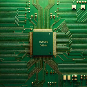 Circuit board with laser scanning