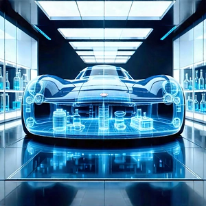 Automotive Technology In Modern Laboratory With Image, There