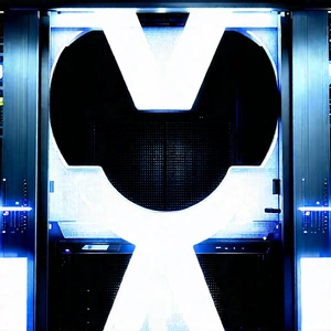 Futuristic server room