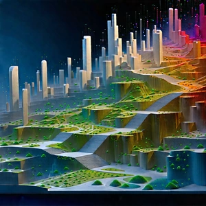 Artificial Intelligence Visualization With Model City,