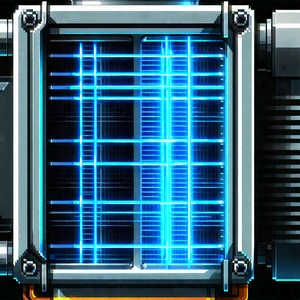 Close-up Of Cooling System With Image, There
