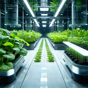 Agricultural technology in (modern:1.18) laboratory