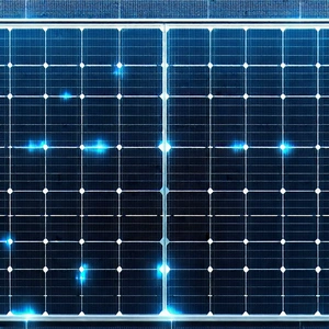 Solar panel with holographic projection